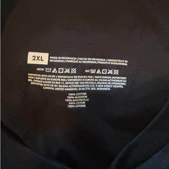 New with Tags Dark Gray Graphic T Shirt with Euphonium Size 2XL - Picture 3 of 4